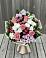 Букет цветов из: Альстромерии, Гвоздики, Розы и Хризантемы в Понежукай