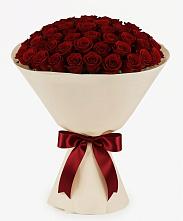 Букет 101 Бордовая роза Блэк Бакарра в Понежукай