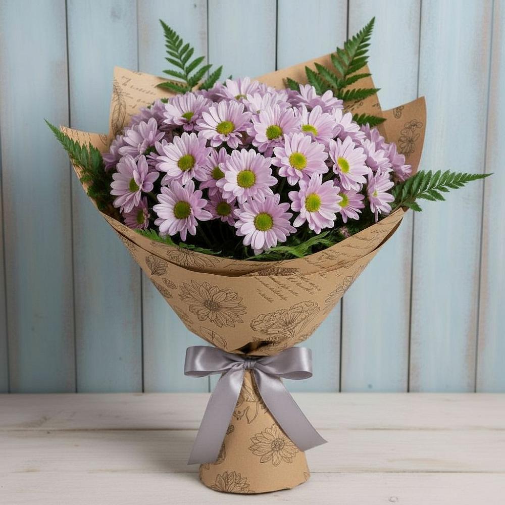 Букет цветов из: Хризантемы в Понежукай