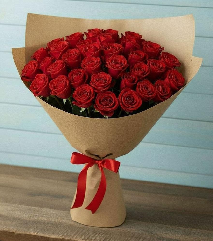 Букет Красные розы Милано в Понежукай