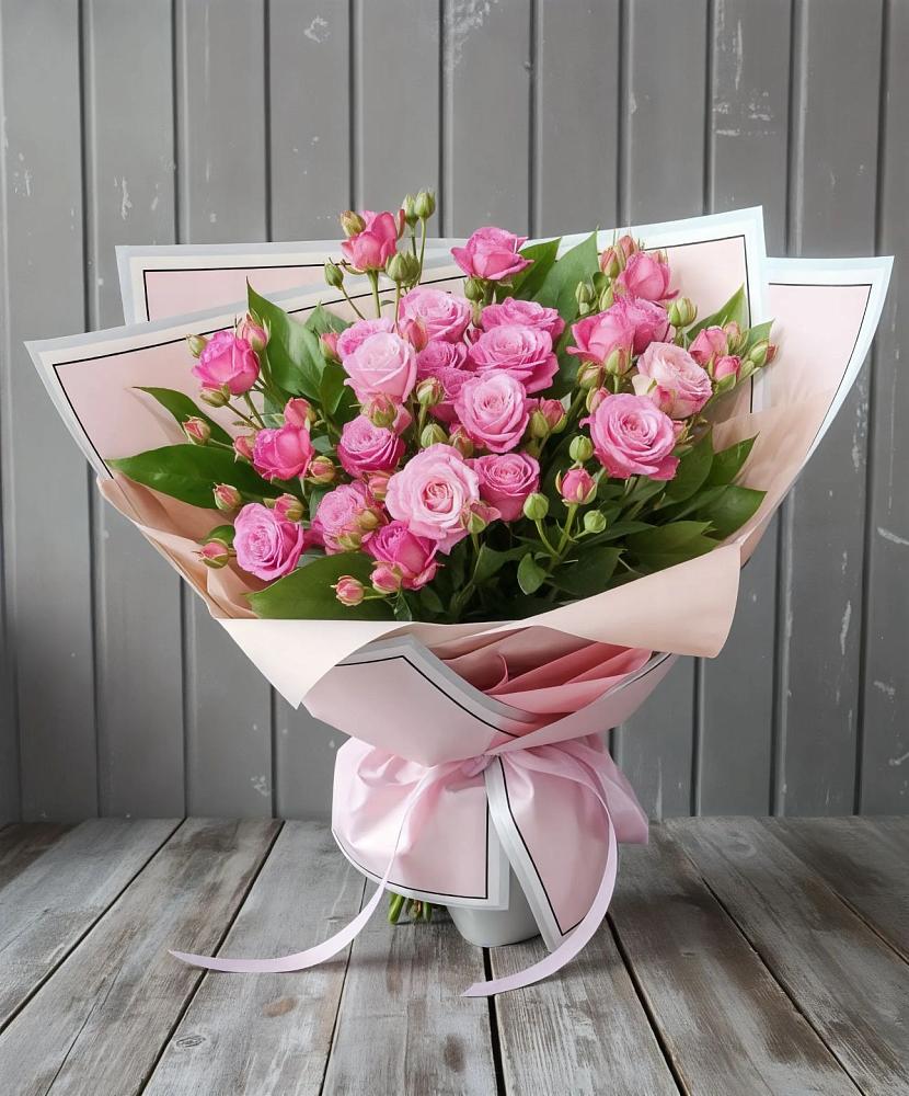 Букет Розовый кустик в Понежукай