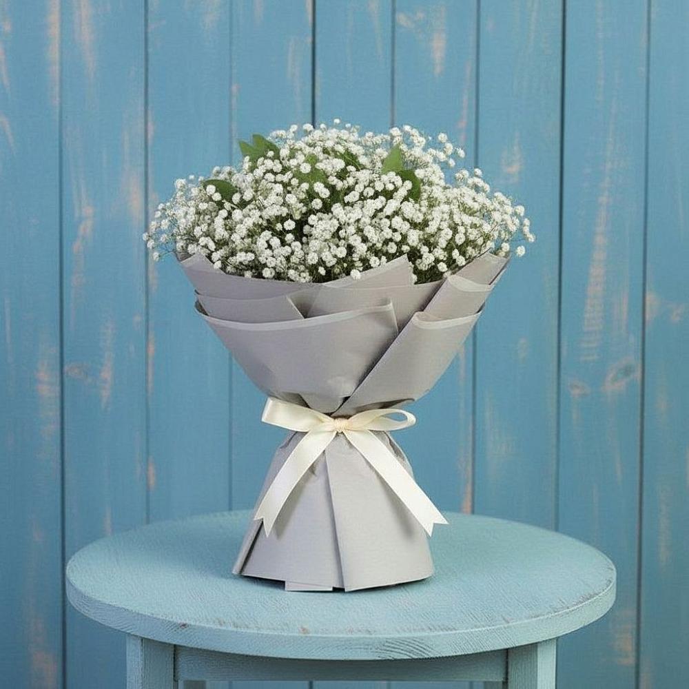 Букет цветов из: Гипсофила в Понежукай