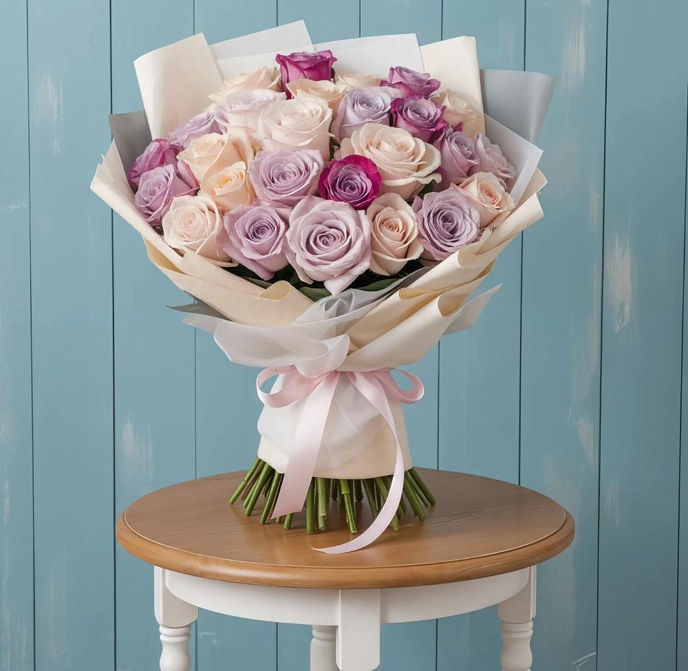 Букет цветов из: Розы в Понежукай