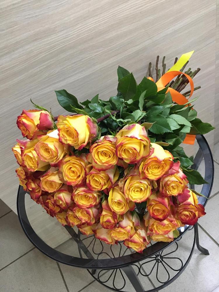 Букет Желтые розы в Понежукай