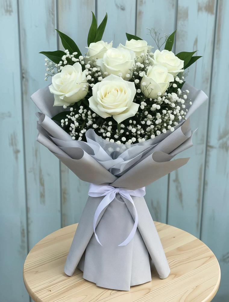 Букет цветов из: Розы в Понежукай