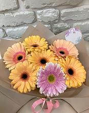 Букет цветов из:  Герберы в Понежукай