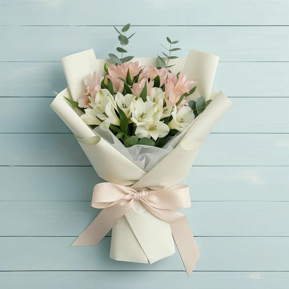 Букет цветов из: Альстромерии в Понежукай