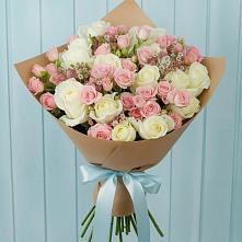 Букет цветов из:  Розы в Понежукай